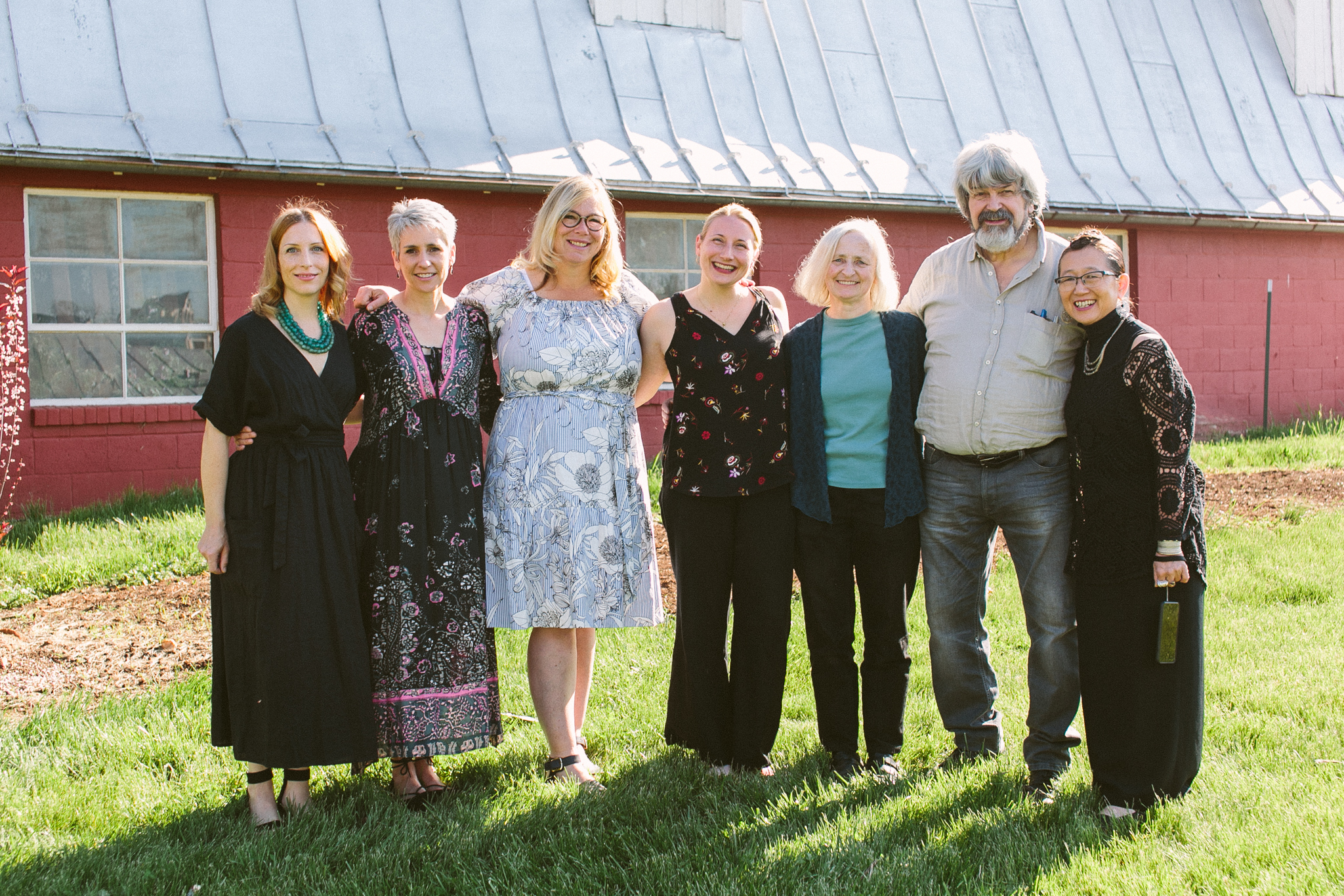  Susan McLeary, Amy McGee, Holly Chapple, Allison Ellis, Francoise Weeks, Gregor Lersch, and Hitomi Gilliam. Many thanks to each of you for your presence and master knowledge. 